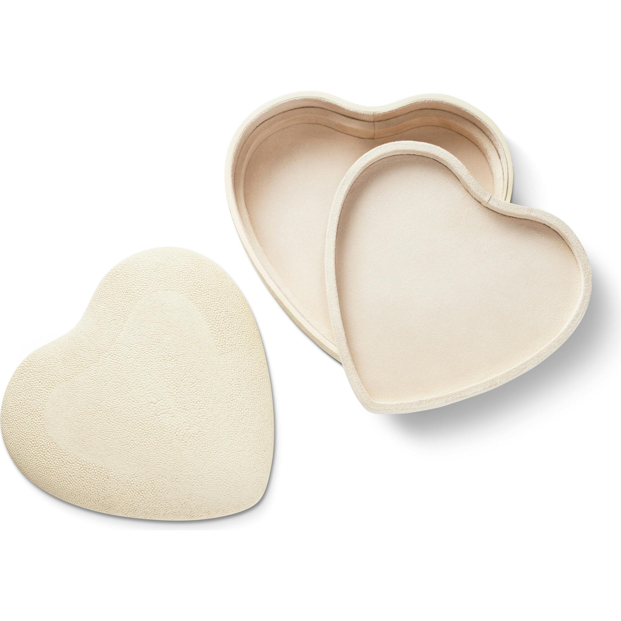Shagreen Heart Jewelry Box
