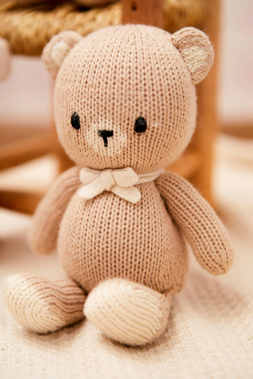 The Baby bear 8.5" Beige & Natural