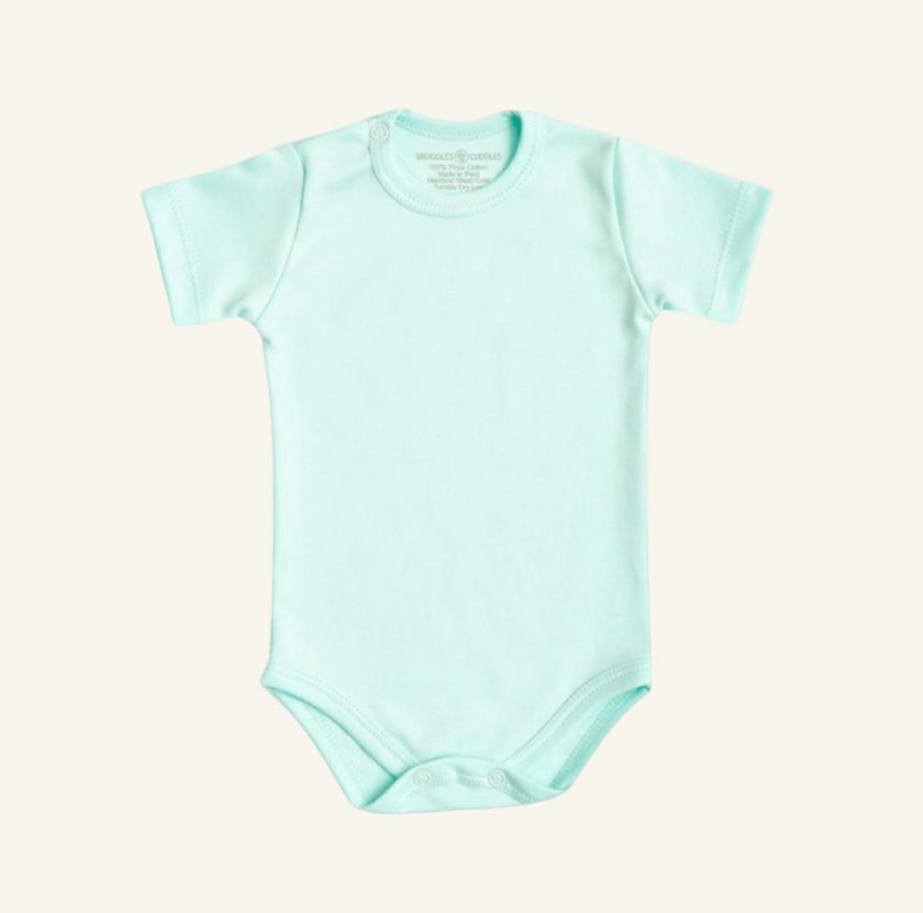 Short Sleeve Bodysuit in Pima Cotton