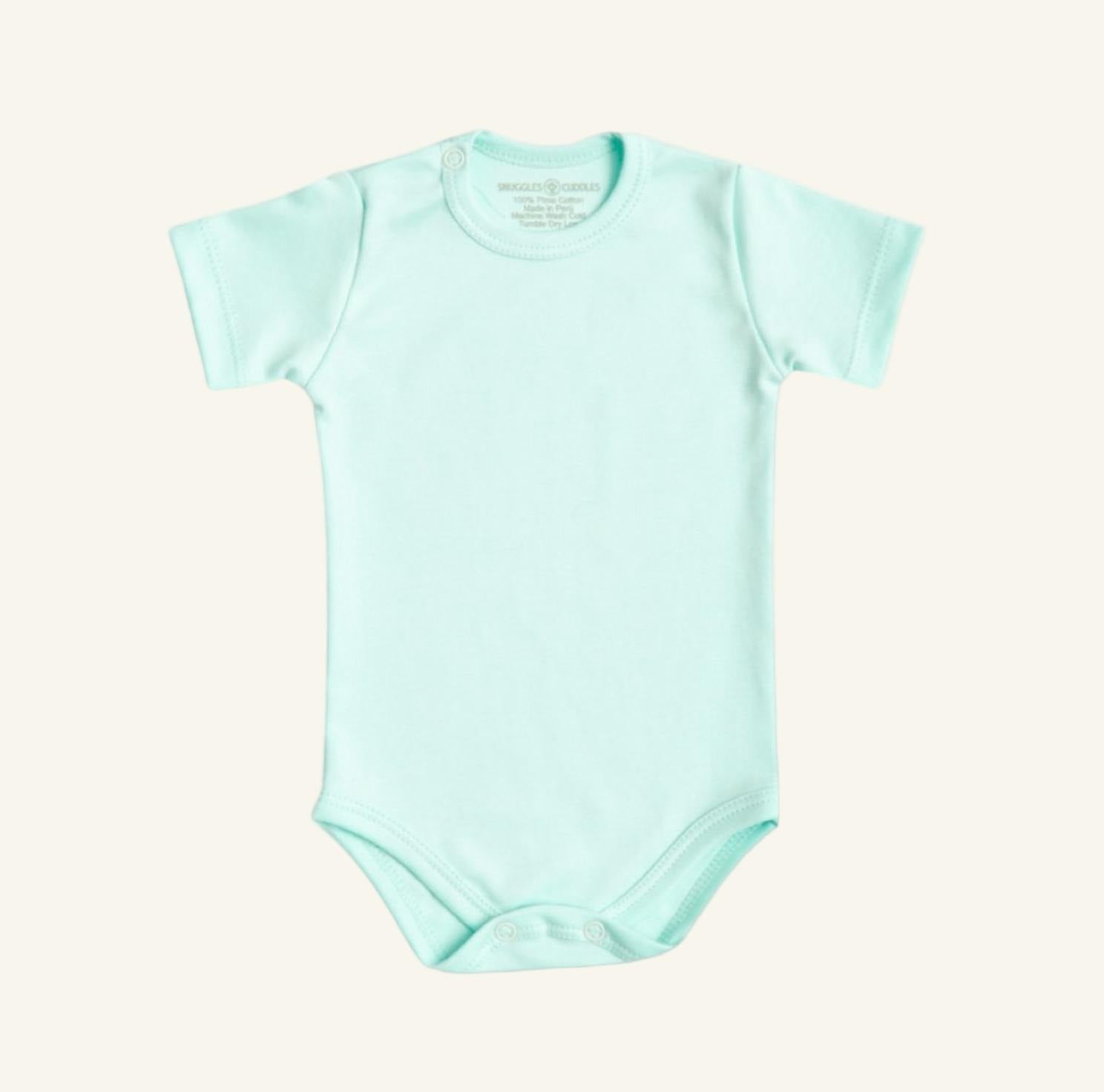 Short Sleeve Bodysuit in Pima Cotton