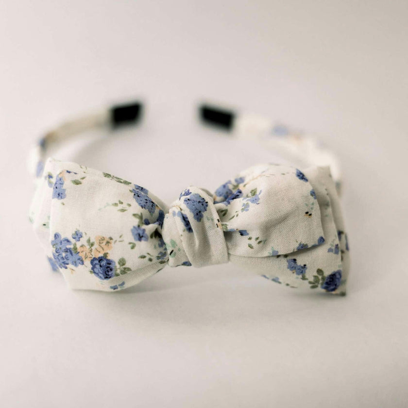 Three Little Bows Headband | Forget-Me-Not