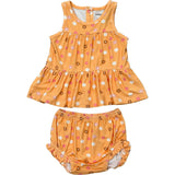 Baby Girl Double Peplum & Bloomer Set