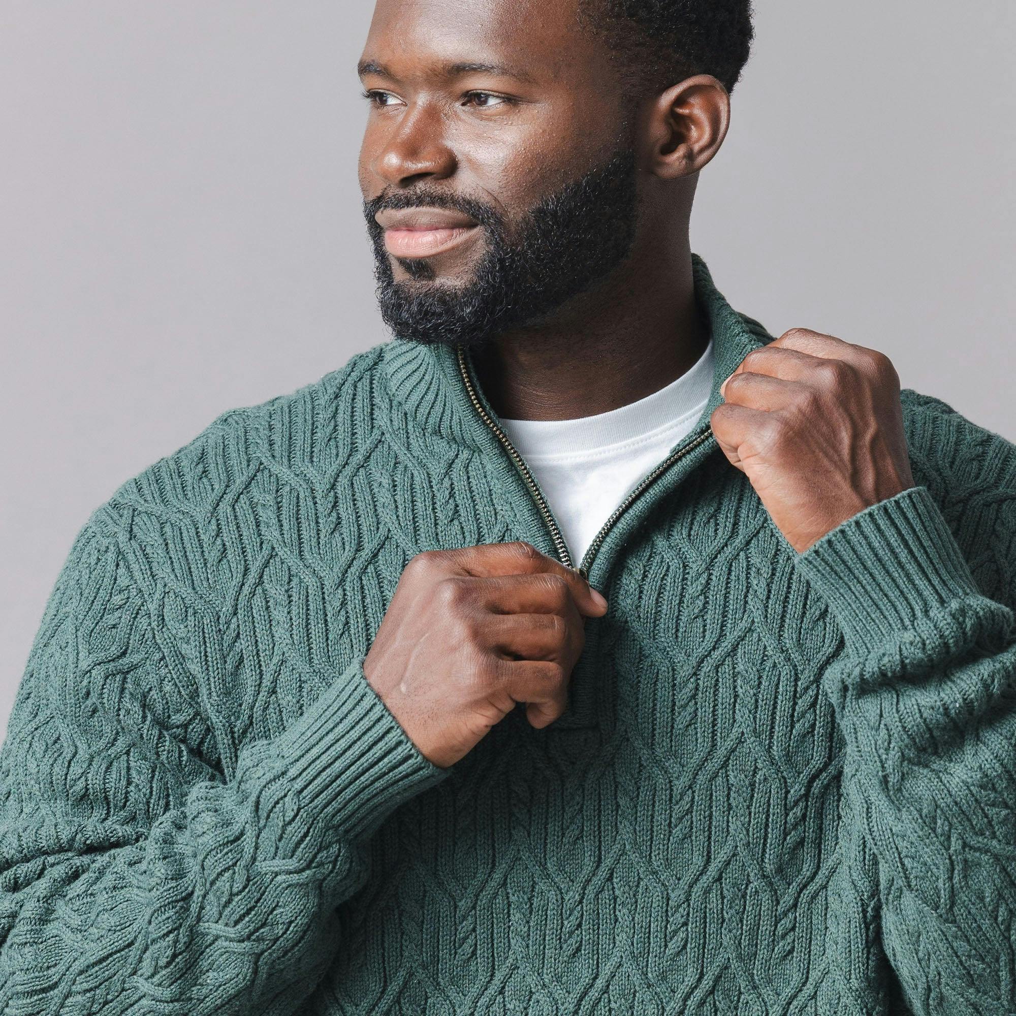 Organic Half Zip Pullover