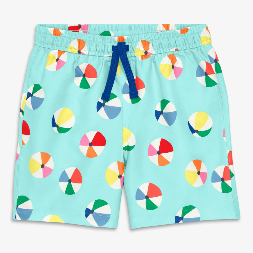 Kids swim trunk in beach balls