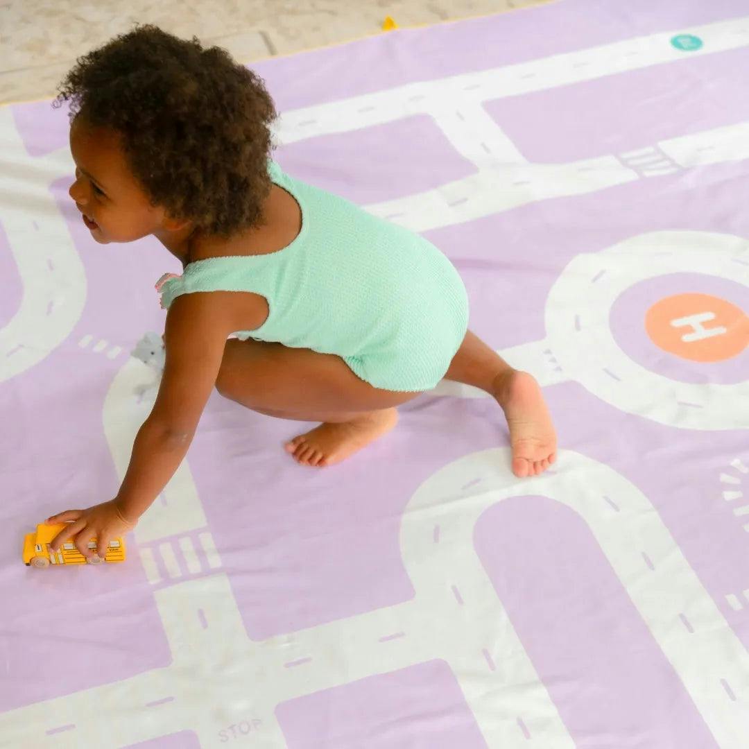 Play Towel On the Road – Double-Sided Kids Play Towel