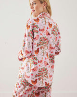 Hen House - Long PJ Set - Ballet Pink