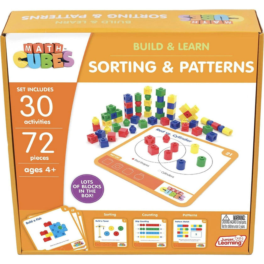 Mathcubes - Sorting & Patterns - 30 Activity Set
