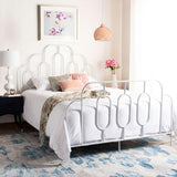 Paloma Metal Retro Bed, White
