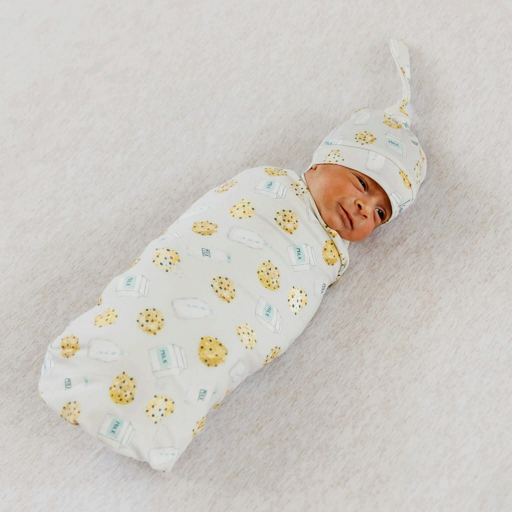 Knit Swaddle Blanket - Chip