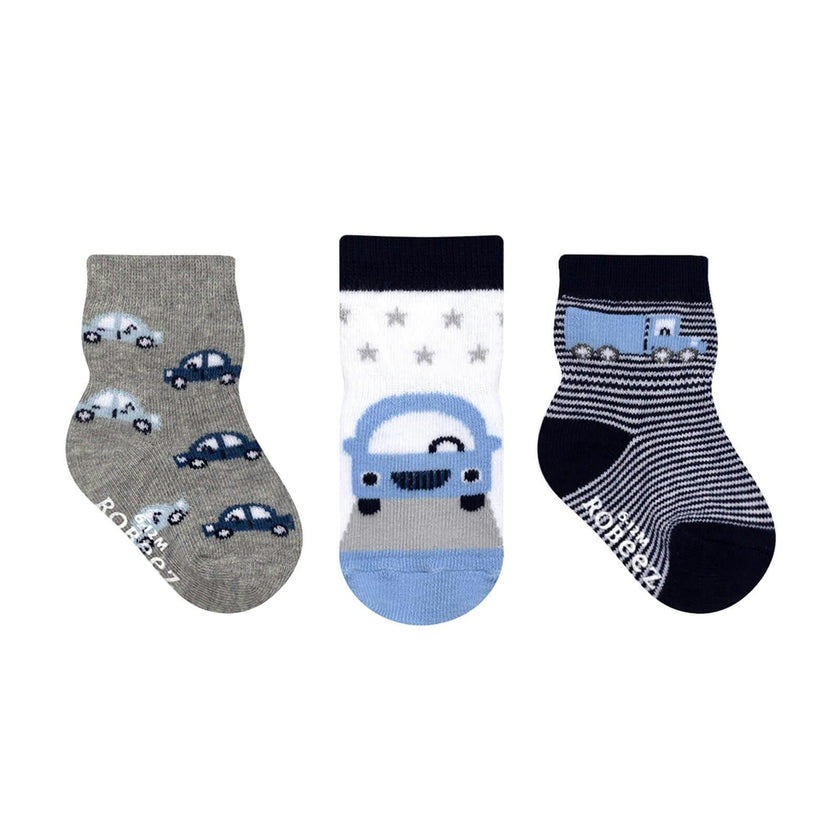 Bumper to Bumper Blue Boys 3pk Sock