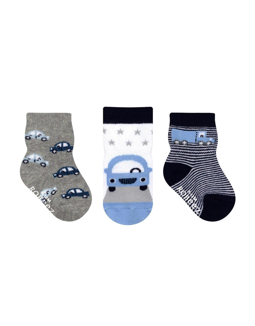 Bumper to Bumper Blue Boys 3pk Sock