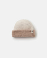 Two-Tone Ribbed Beanie • Fuzzy
