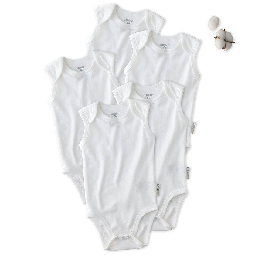 SAM 5-Pack Sleeveless Bodysuits