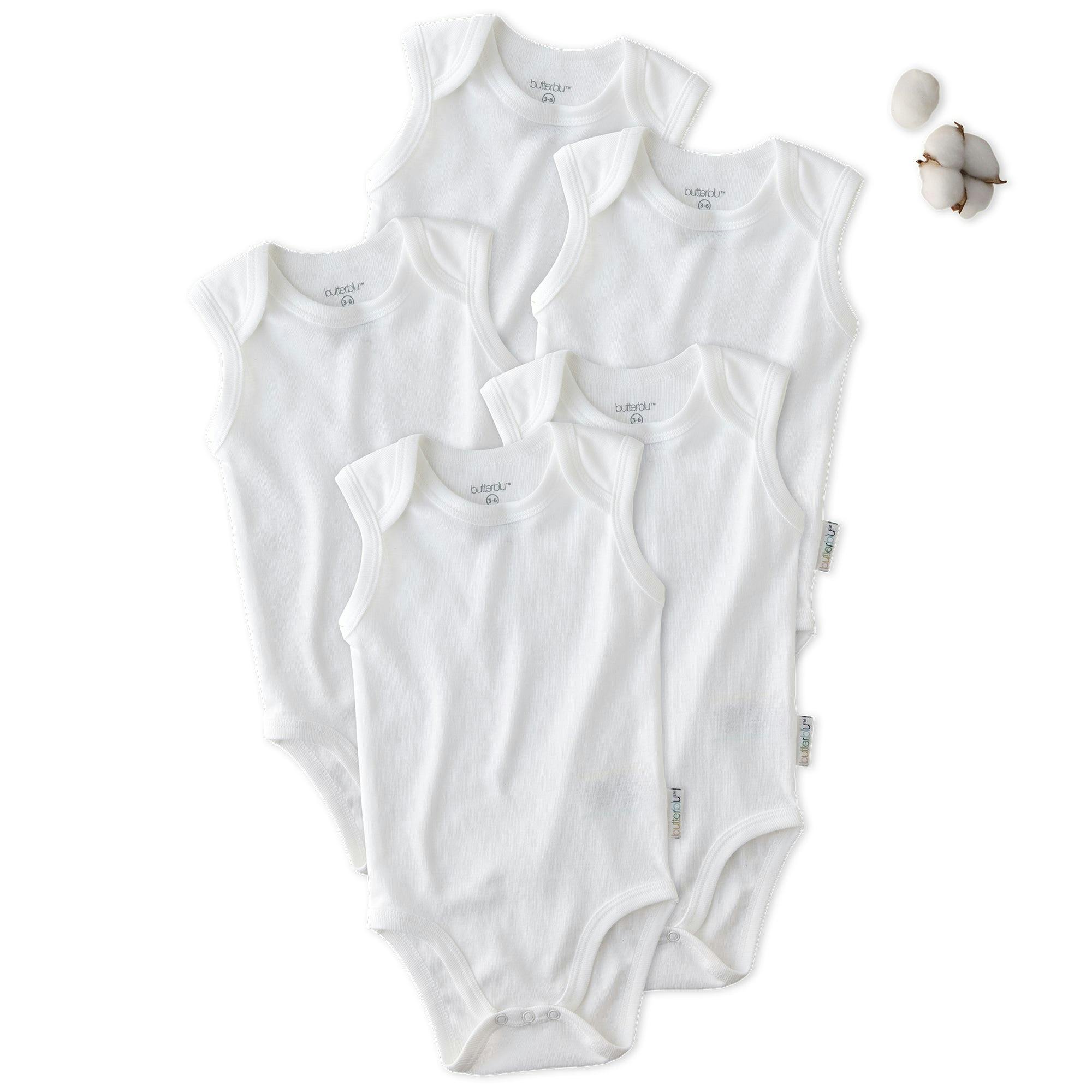 SAM 5-Pack Sleeveless Bodysuits