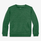 Kids cozy fleece crewneck sweatshirt