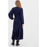 Women's Long Sleeve Blaire Dress, Navy