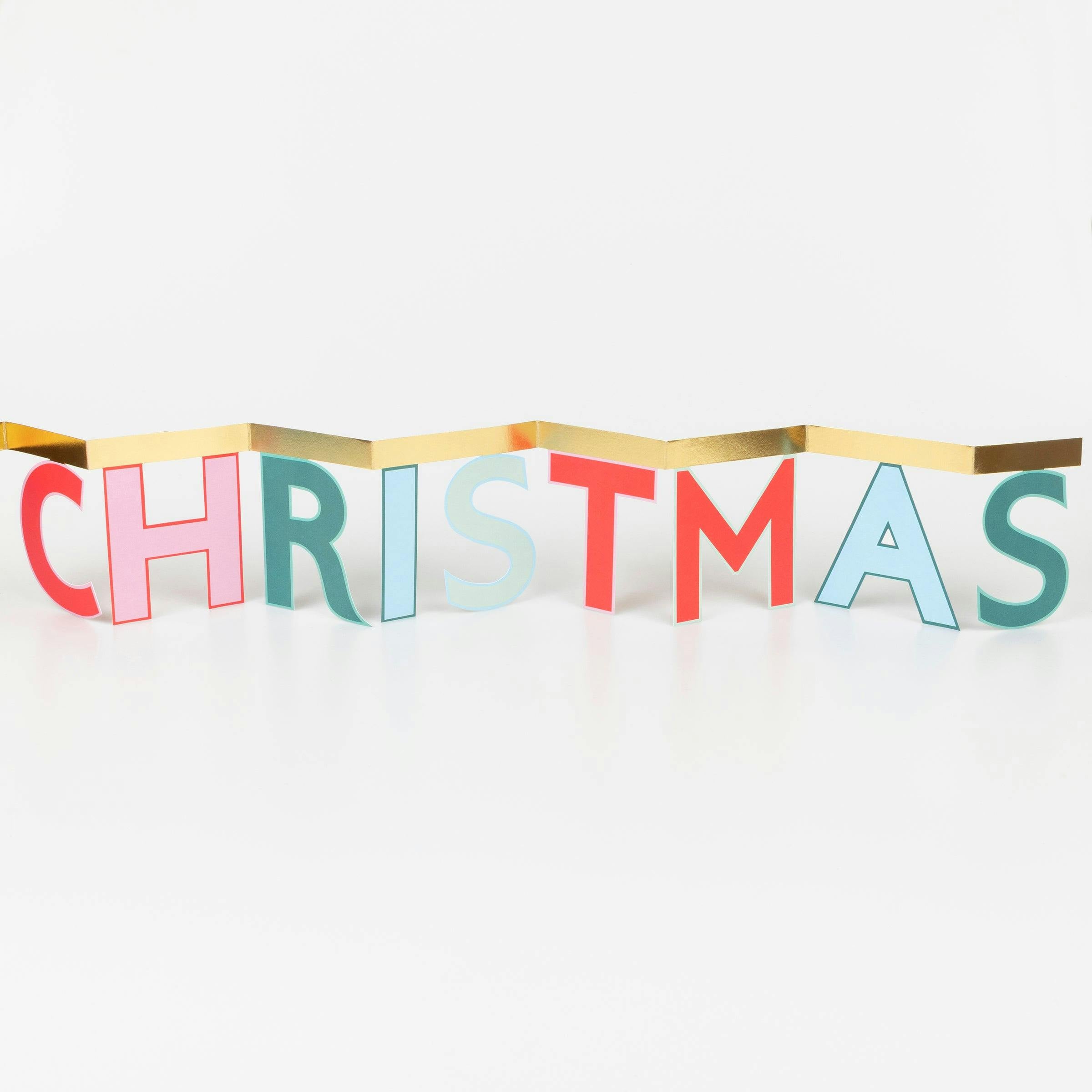 Merry Christmas Concertina Card