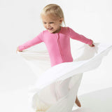 Bubblegum Pink Bamboo Convertible Footie