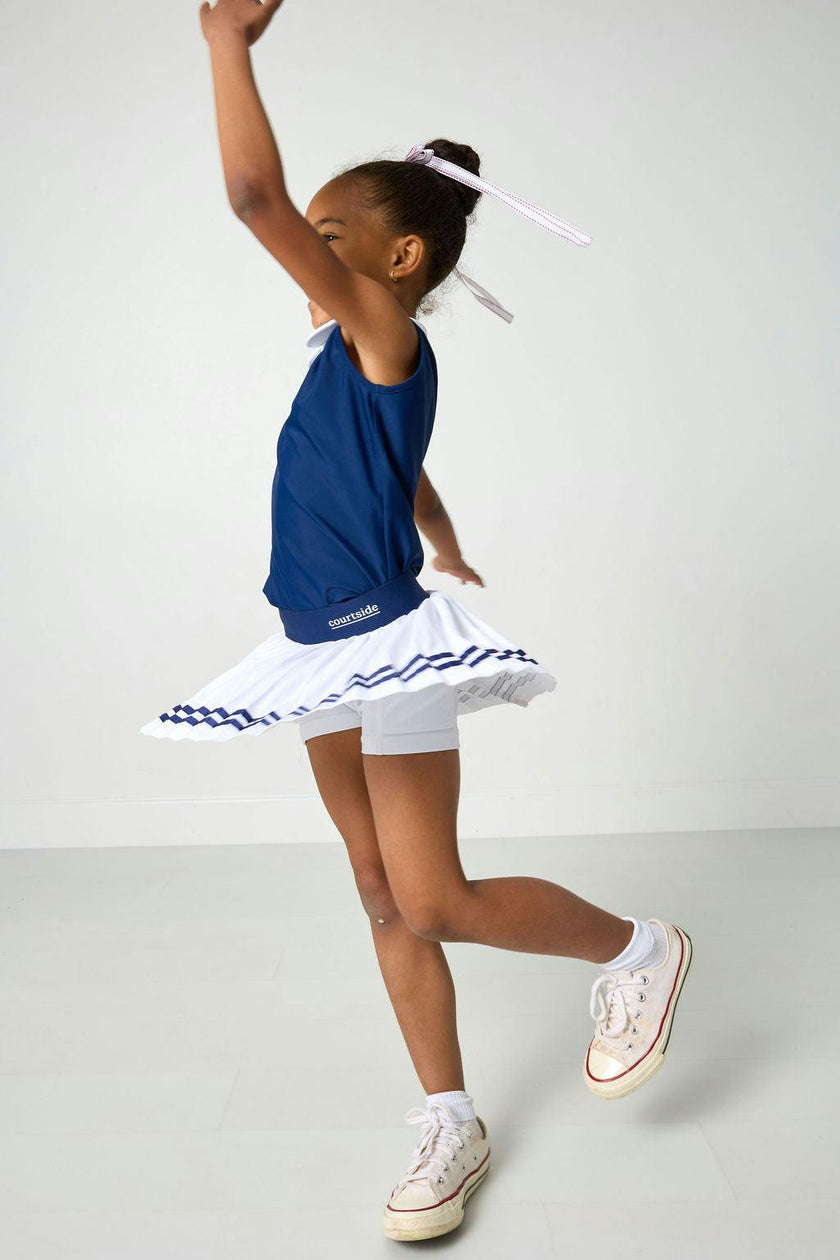 the girls league white skort