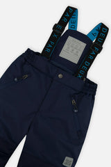 Two Piece Play Snowsuit Light And Dark Blue With Navy Pants