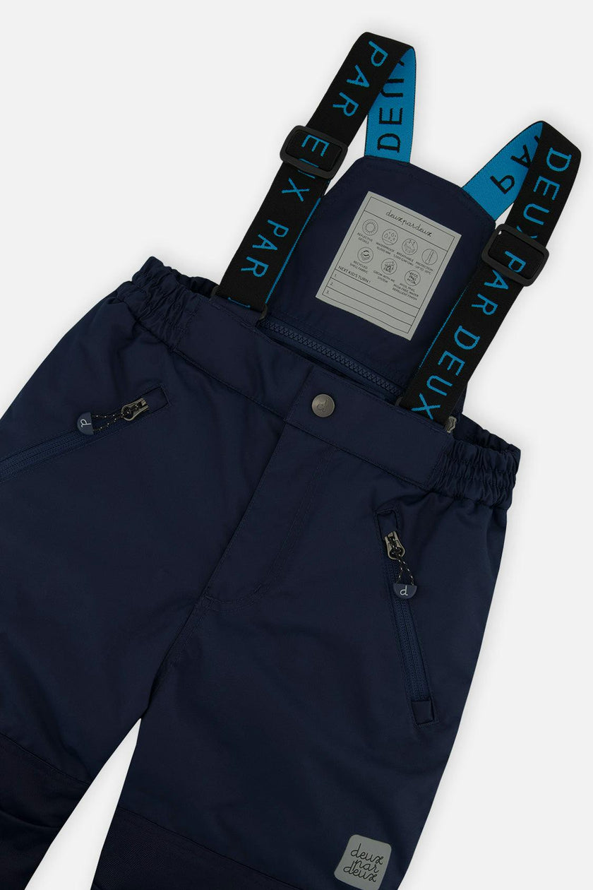 Two Piece Play Snowsuit Light And Dark Blue With Navy Pants