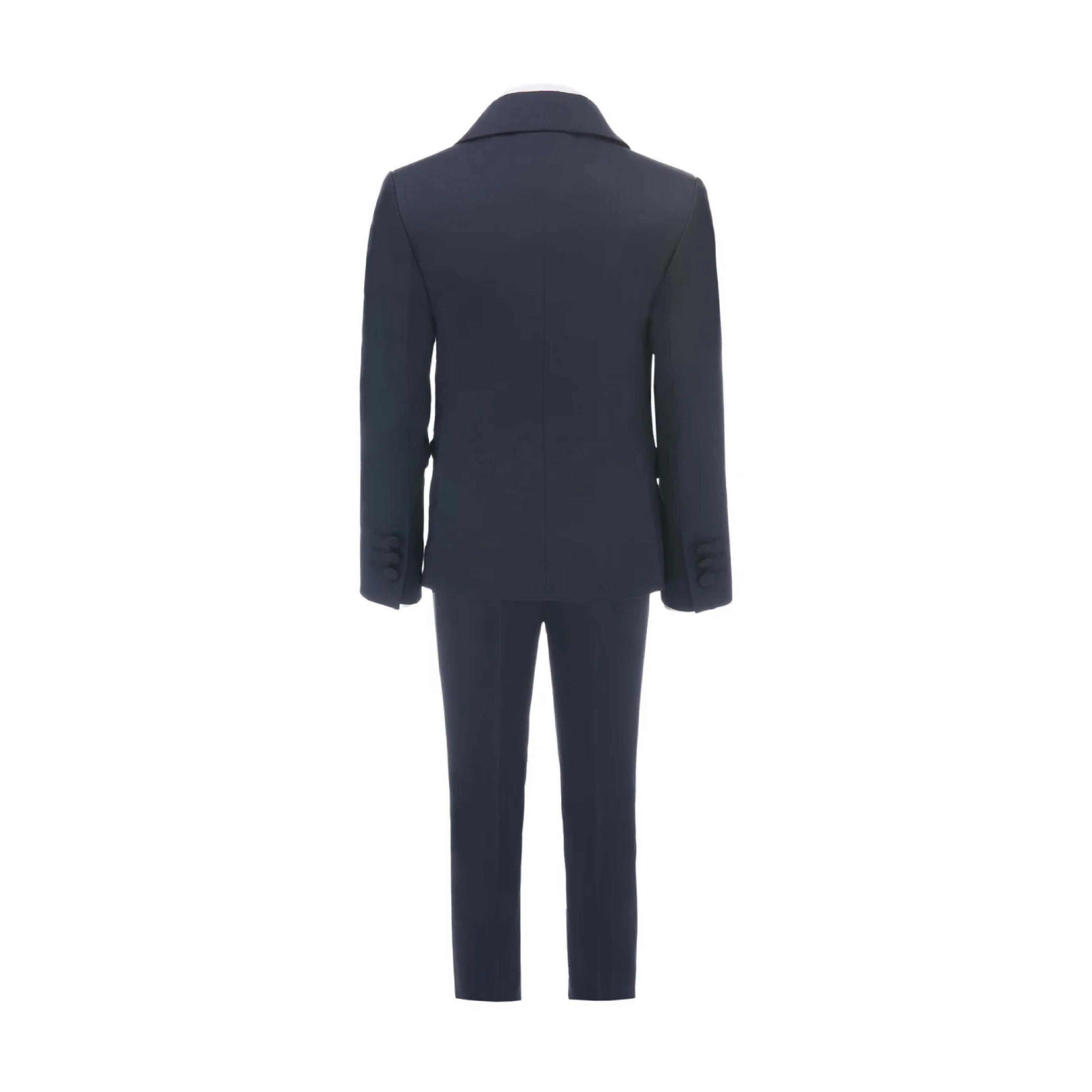 Navy Blue Peak Lapel Tuxedo