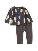Two Piece Baby Play Set, Snowy Owl