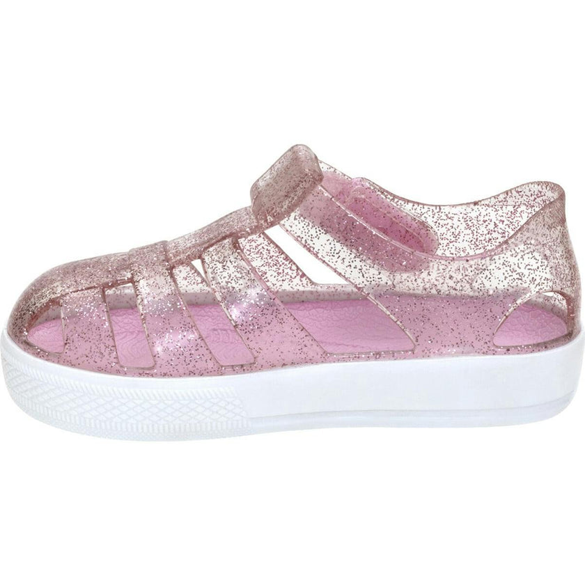 Elite Glitz Jelly Shoes in Pink