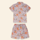 Kids Aryo Shirt and Otto Shorts Bihar Blessings Periwinkle