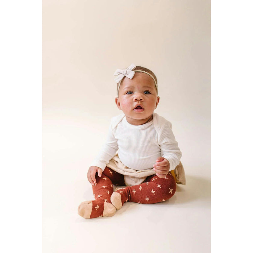 Addie Tights, Burgundy