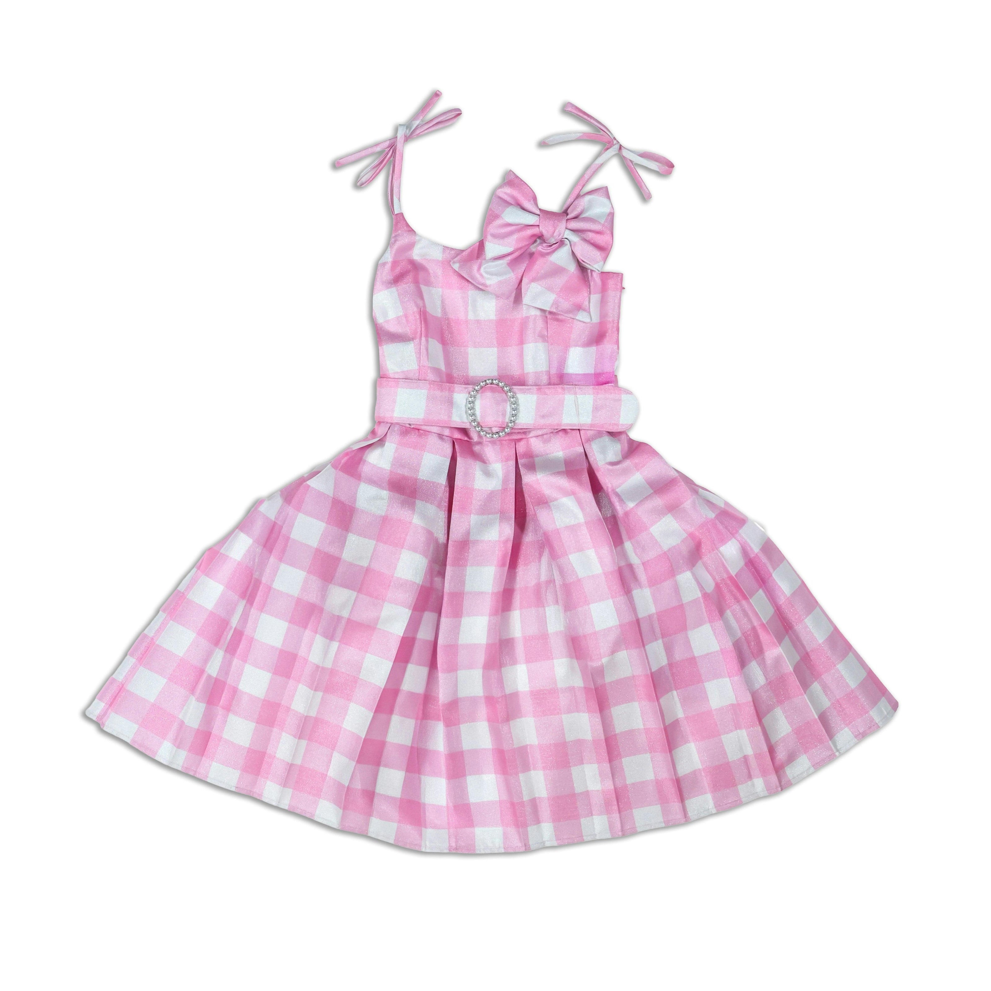 A Leading Role x Mattel Premium Barbie The Movie Barbie Pink Gingham Child Dress Up