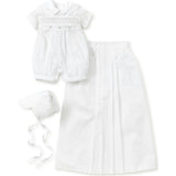 Phillip S/S Convertible Christening Gown & Hat Set