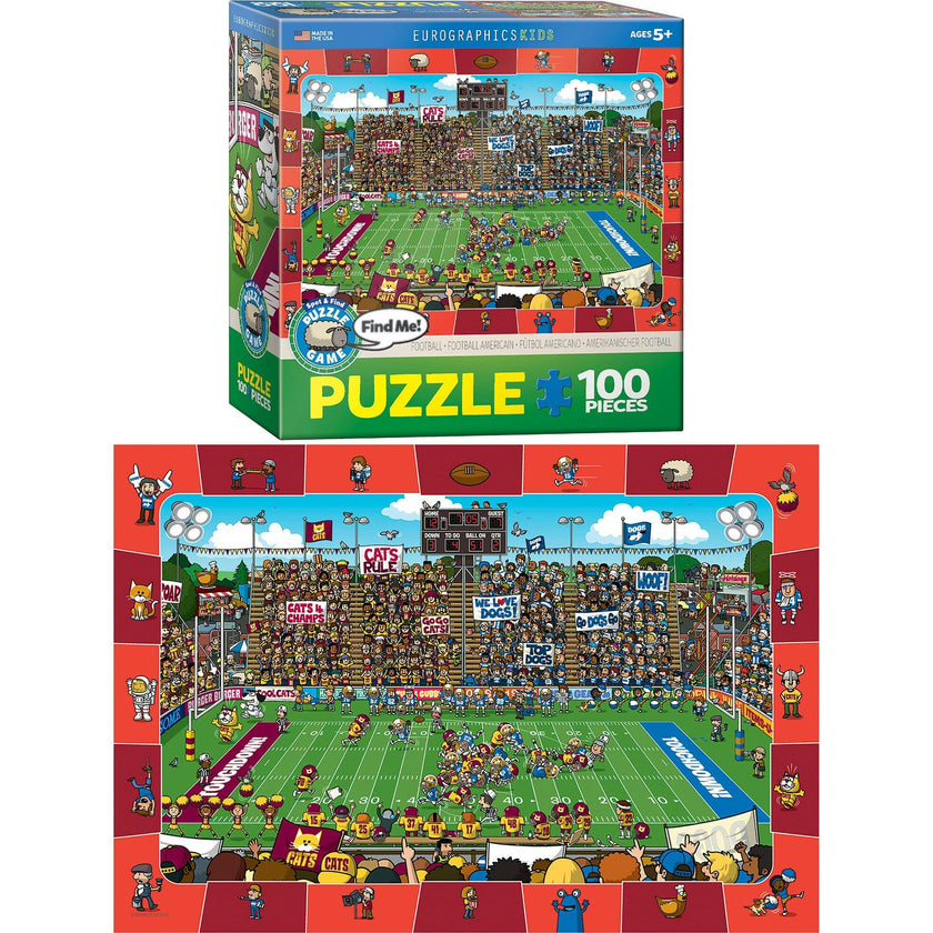 Spot & Find: Football - 100 pc Puzzle
