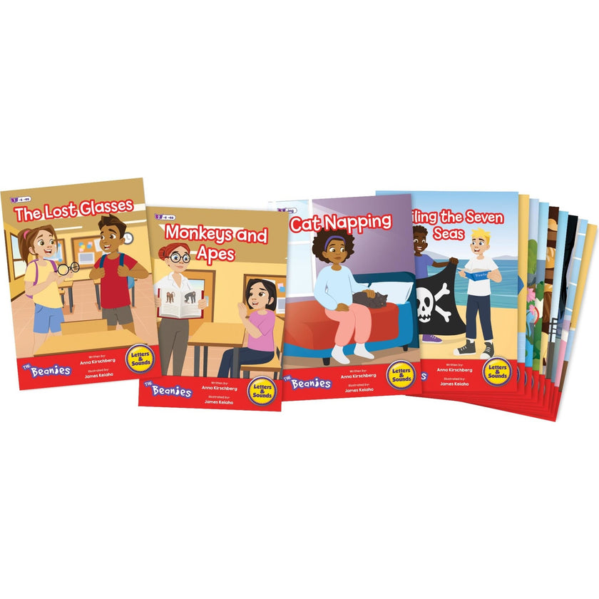 Beanstalk Books: The Beanies Hi-Lo Diversity Decodables - Phase 6 Set 2