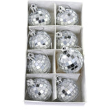 Tiny Silver Disco Ball Ornaments