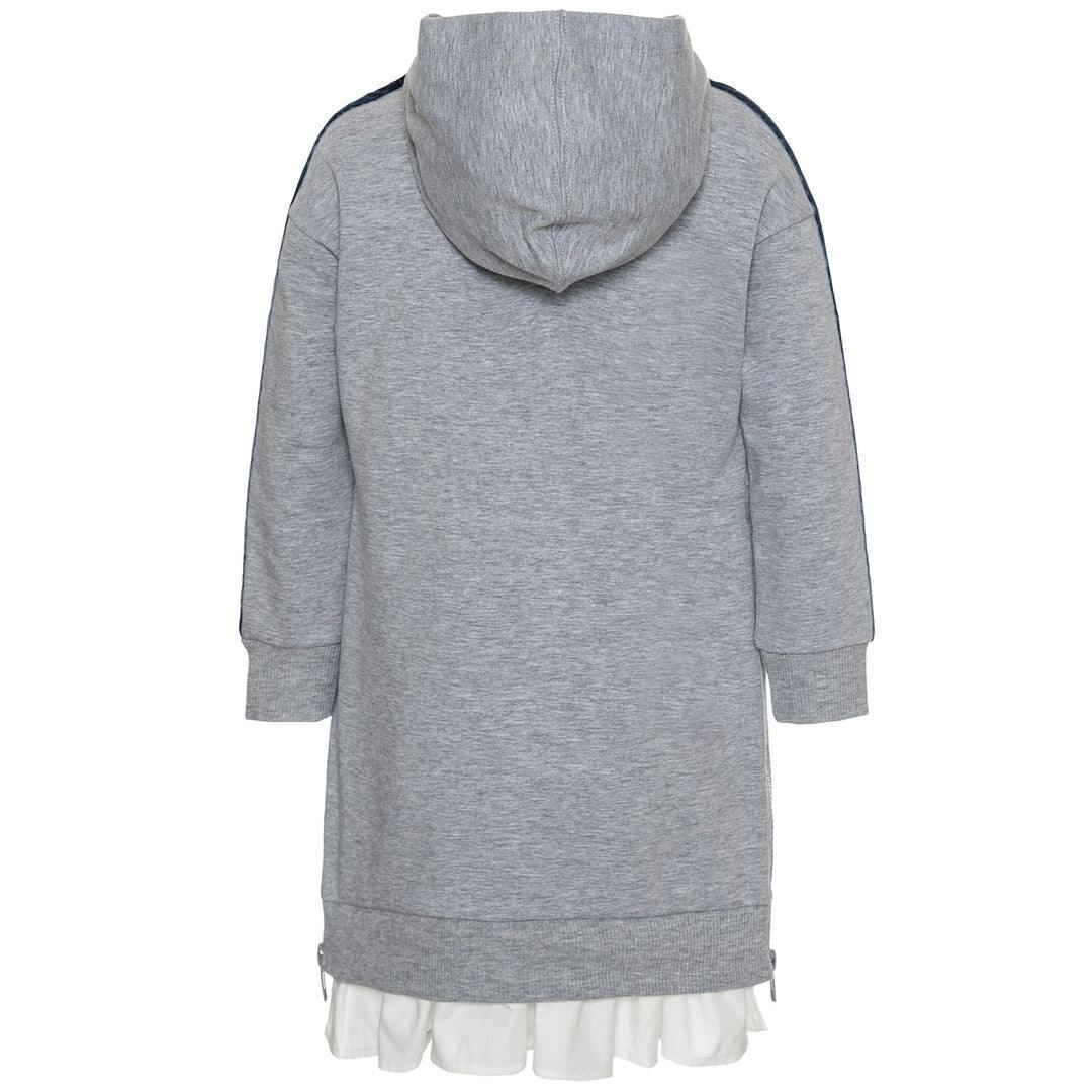 Gray & Navy Dress
