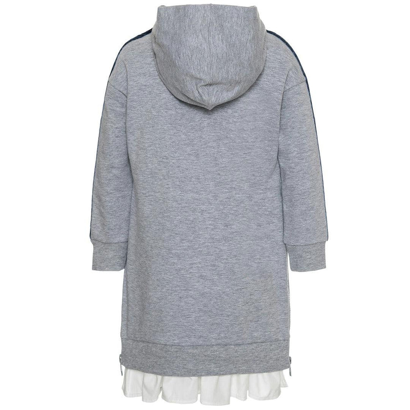 Gray & Navy Dress