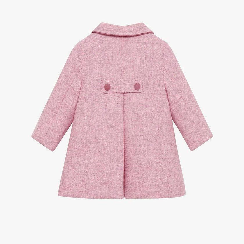 Baby Classic Coat in Pale Pink