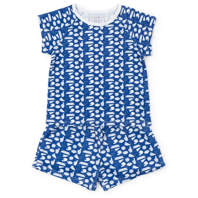 Emery Girls' Short Set - Pep Rally Blue