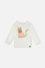 Organic Cotton Long Sleeve T-Shirt Off-White