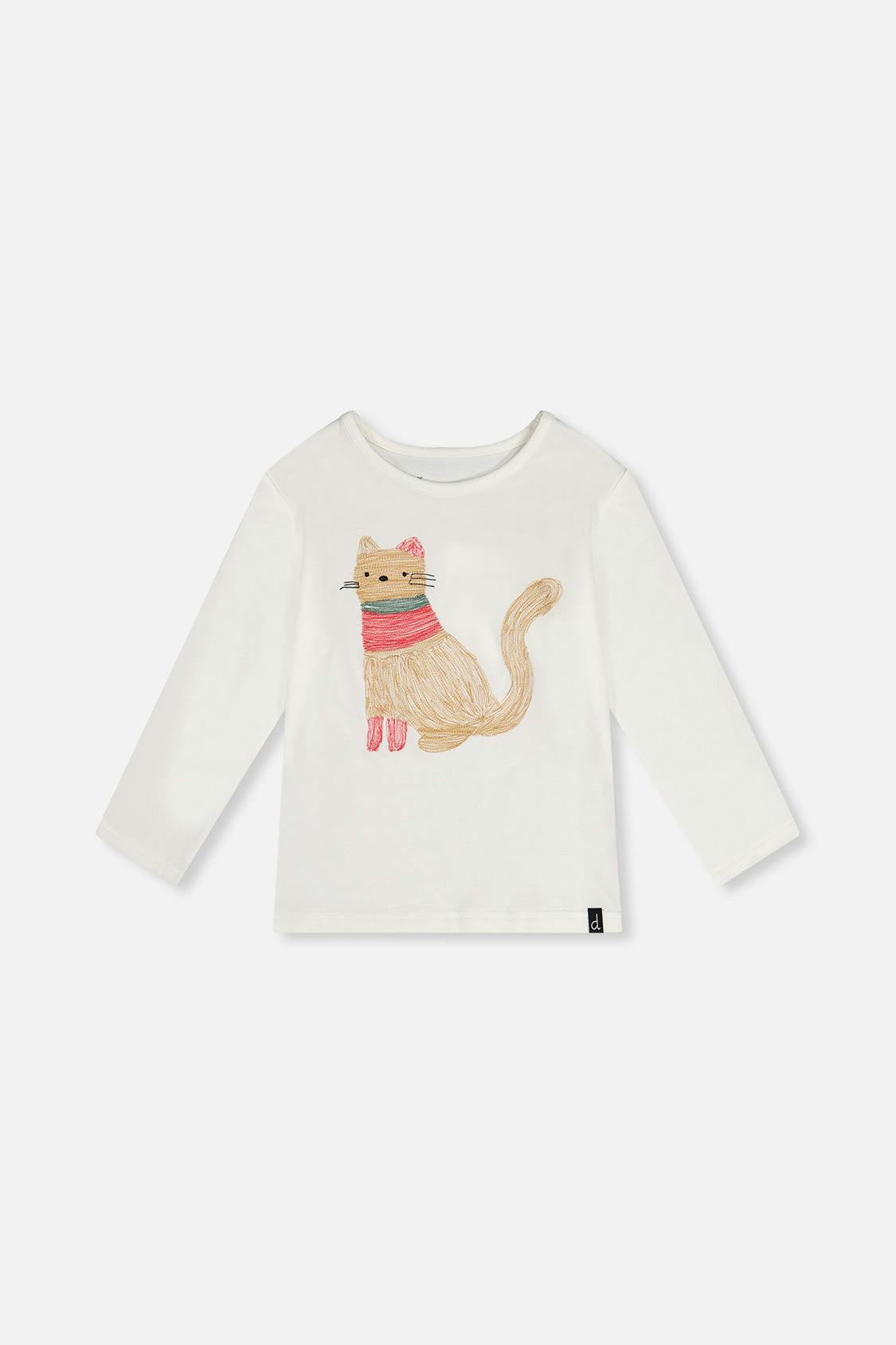 Organic Cotton Long Sleeve T-Shirt Off-White
