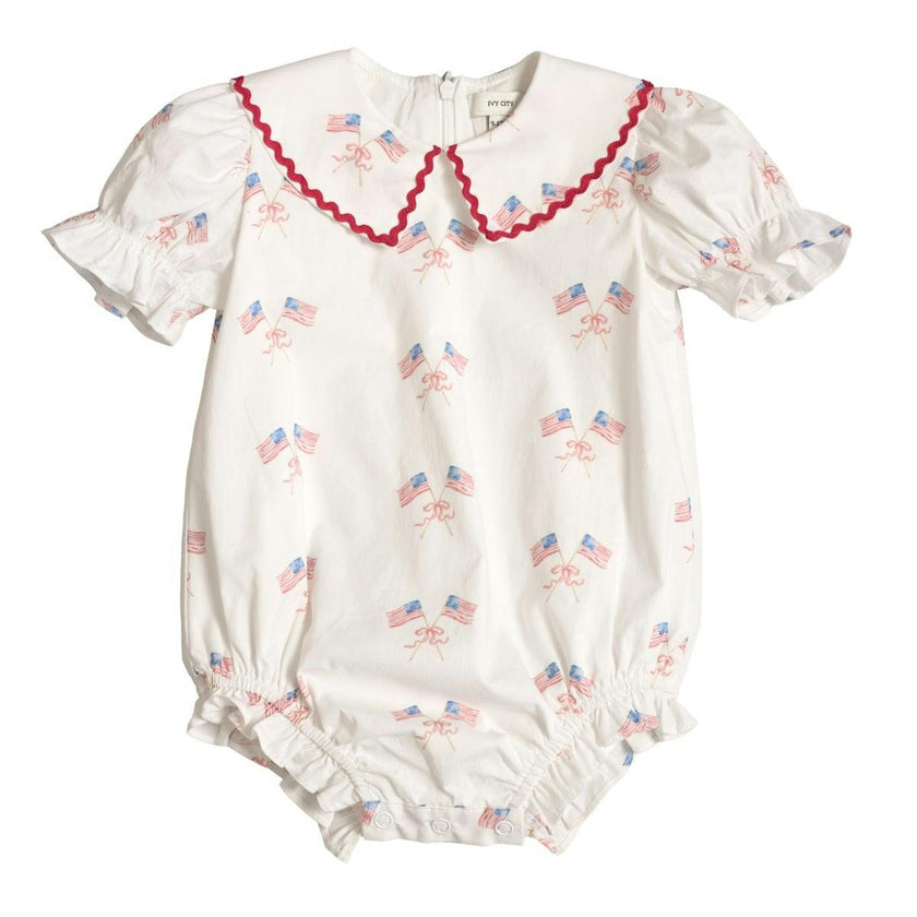 Baby Maisy Romper in Star Spangled