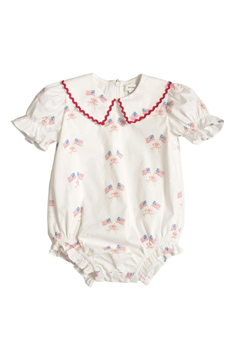 Baby Maisy Romper in Star Spangled