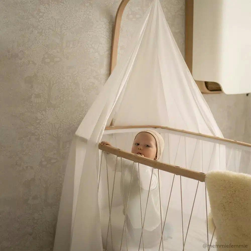 White veil Canopy for KIMI baby bed