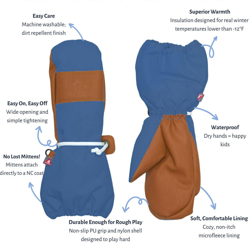 Kids Waterproof Ski Mitten