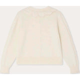 BONPOINT Lueur Ruffle Cardigan - Craie
