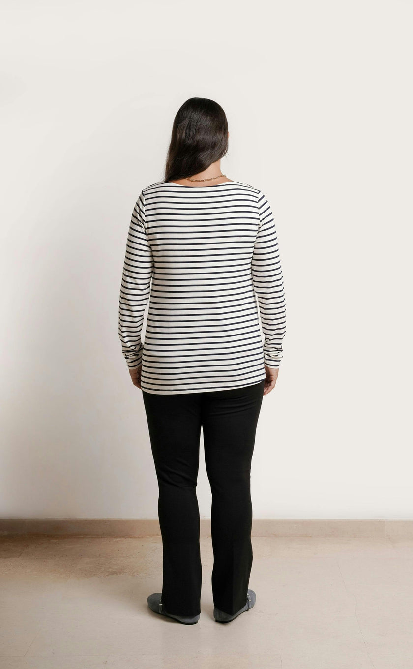 Nicolette Maternity & Nursing Boatneck Tee