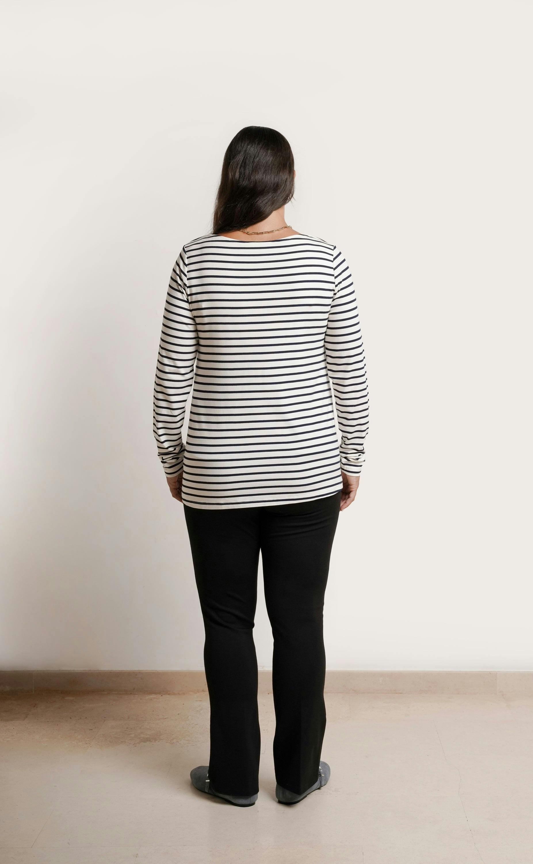 Nicolette Maternity & Nursing Boatneck Tee