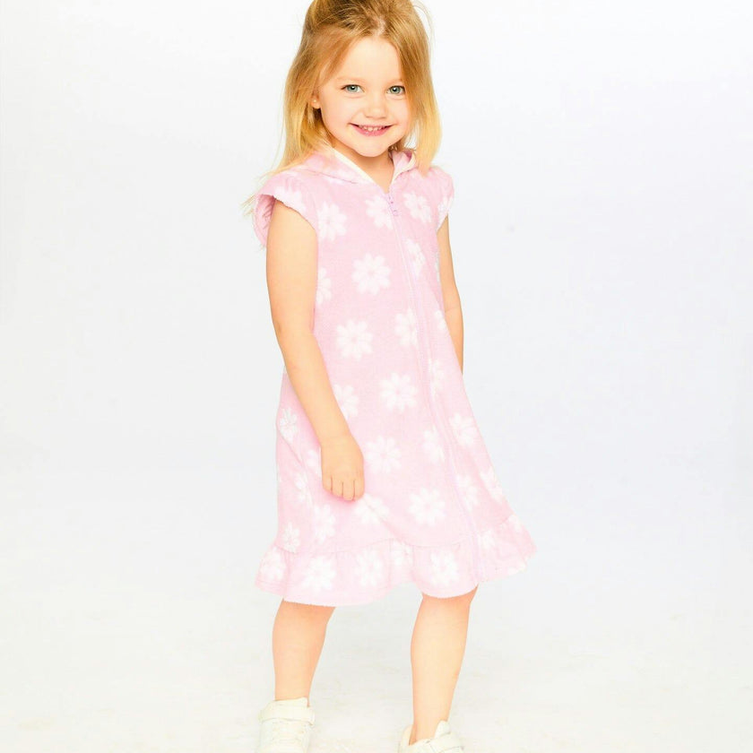 Terry Cloth Beach Hoodie Dress
