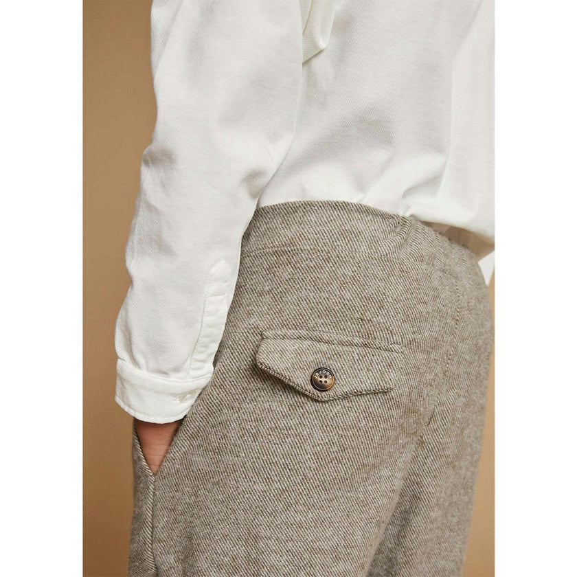 Flannel Jogger Trousers